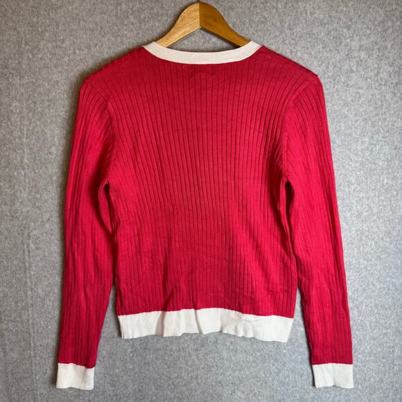 New Cardigan Sweater Women’s Large Business Casual Office Academia Preppy - Picture 3 of 10